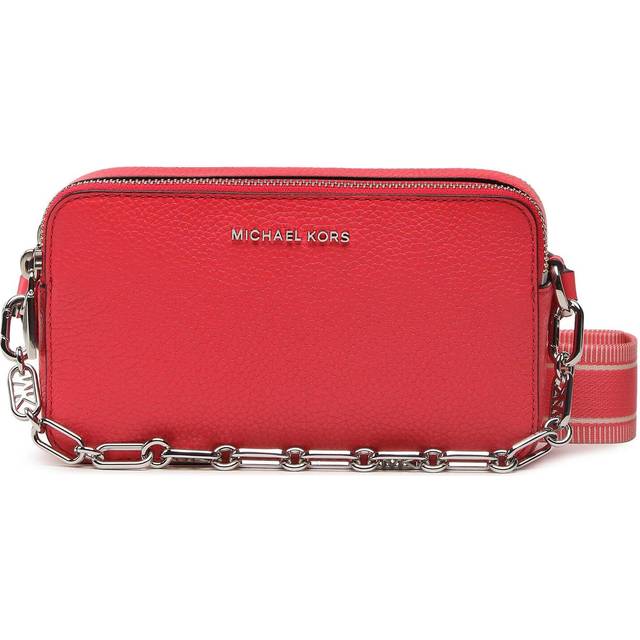 Michael kors red online camera bag