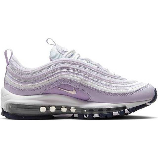 Nike Air Max 97 GS White Metallic Silver Violet Frost