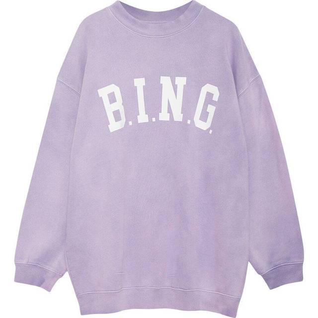 Anine Bing Tyler Sweatshirt Washed Lavender Price