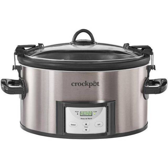 Crock-pot SCV800-B - 8-Quart Oval Manual Slow Cooker - Black