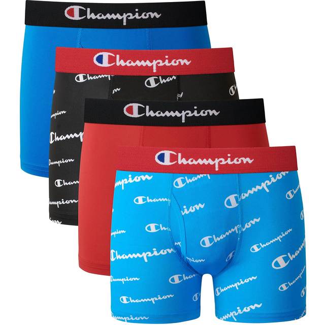 Champion Boys' Everyday Active Stretch Boxer Briefs, 4-Pack, Sizes