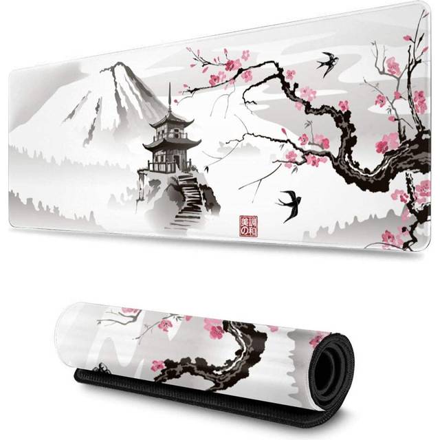 https://www.klarna.com/sac/product/640x640/3011866366/YISHOW-Gaming-Mouse-Pad-XL-Japanese-Pagoda-And-Cherry-Blossom-Branch-Oversized-Desk-Mat-With-Stitched-Edges-Long-Non-Slip-Rubber-Backing-80-x-30-cm.jpg?ph=true