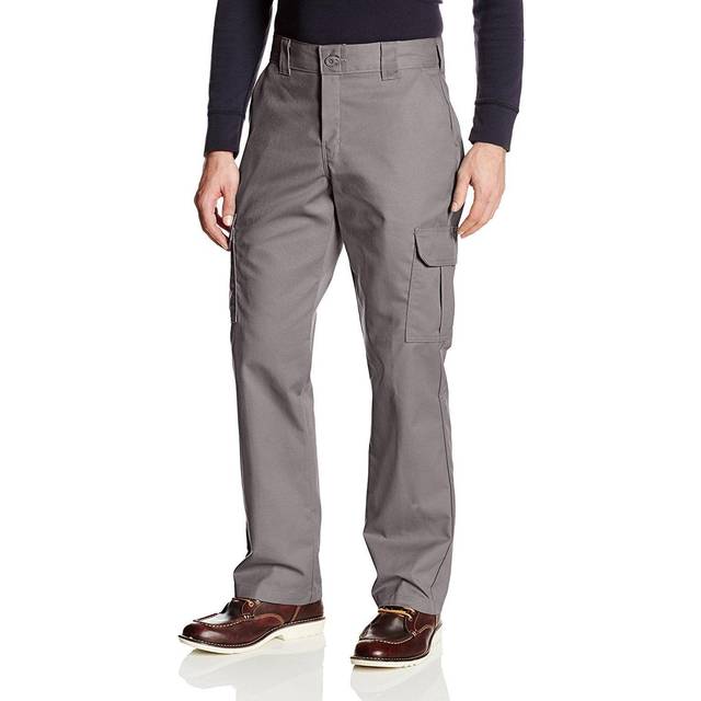 Dickies Men's Regular-Fit Flex Fabric Cargo Pants, 38X34, Silver