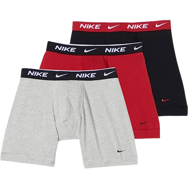 Nike Men`s Dri-FIT Flex Micro Performance Boxer Briefs 3-pack -  Cement/Blood Red/Black • Price »