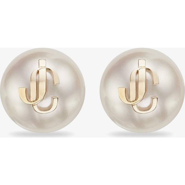 Jimmy Choo Jc Pearl Studs Gold/White One • Price »