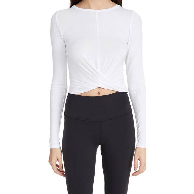 Alo Yoga Twist Front Top White