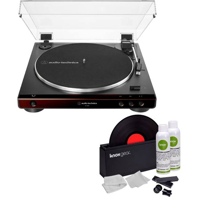 Technika AT-LP60X Belt-Drive Stereo Turntable Brown with