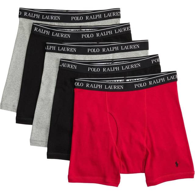 Polo Ralph Lauren 3 pack wicking cotton boxer brief in white