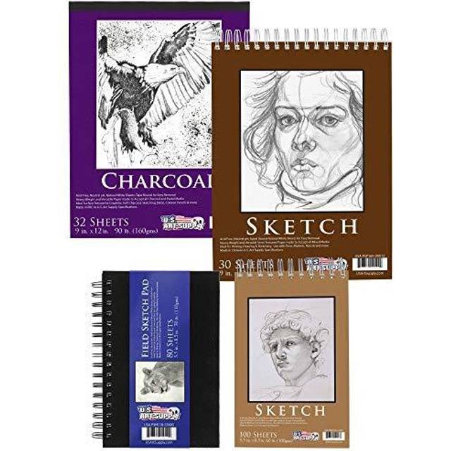 Daler Rowney Simply Sketchbook Hardbound Sketchbook Soft White 4x6 lot of 3