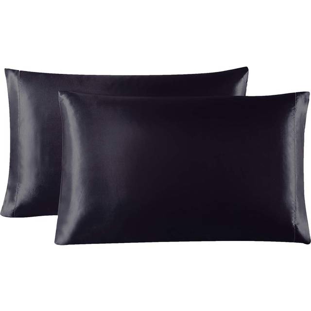 76) Love's Cabin Silk Satin Pillowcases, Set of 2