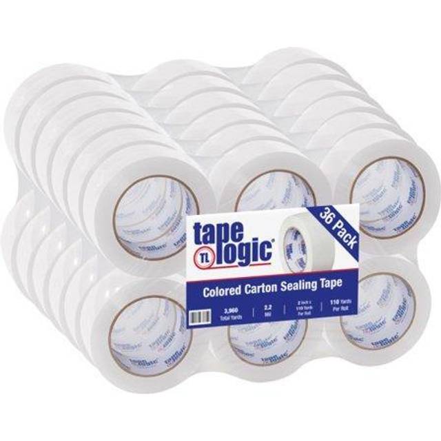 Colored Duct Tape, White, 2 x 60 Yards, 3/Pack