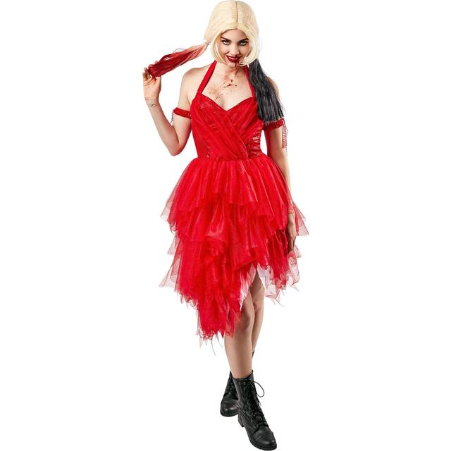 Harley Quinn Suicide Squad 2 Red Dress Costume