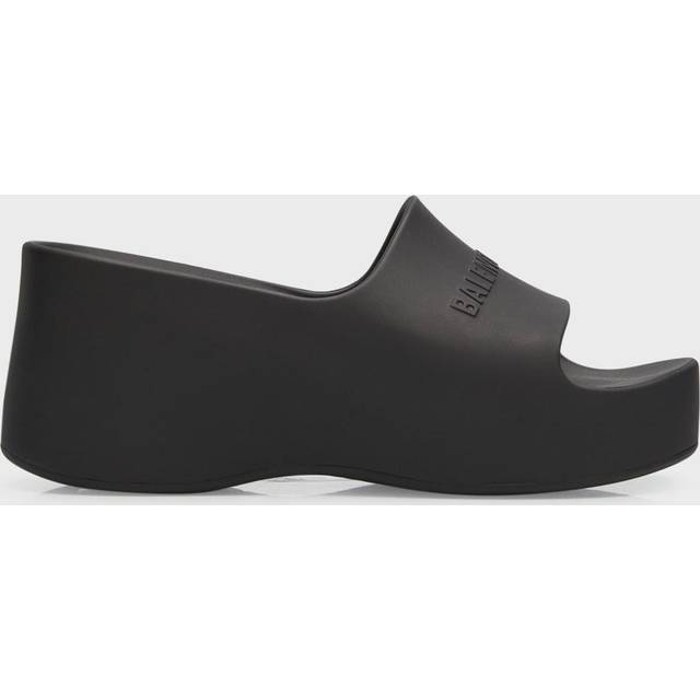 Balenciaga Platform slides black See best price