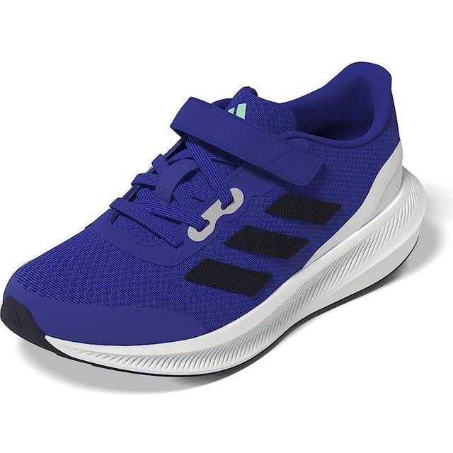 Shoes Lace » • Kids\' Running Elastic Adidas RunFalcon Big Ink/Cloud White Hook-and-Loop Strap 3.0 Blue/Legend Price Lucid