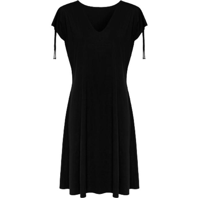 Wolford Pure Cut Dress New Black v-neck Retail $400  reversible/multifunction