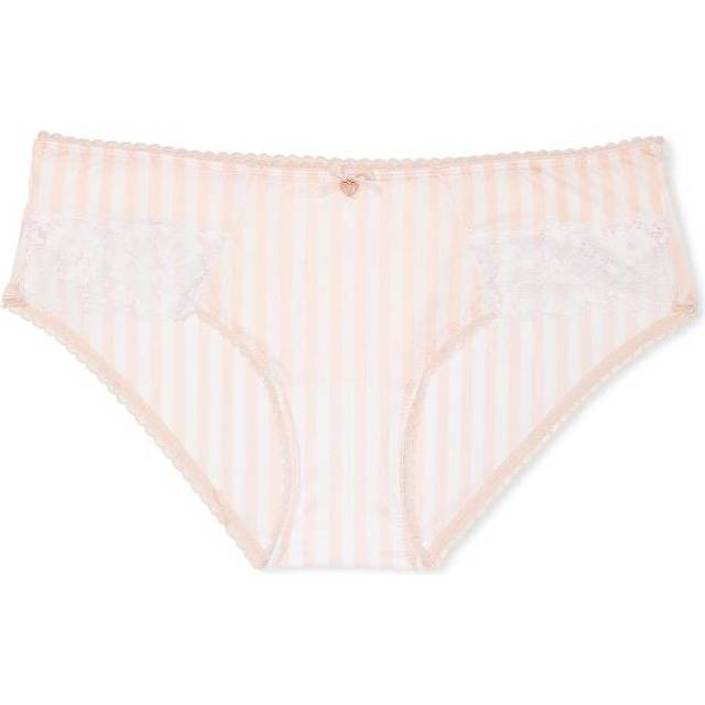 Victoria's Secret Lace Front Hiphugger Panty - Purest Pink Stripe • Price »