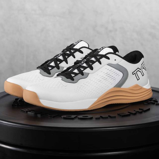 TYR Adult CXT-1 Training Shoes White/Gum M12/W13.5 • Price »