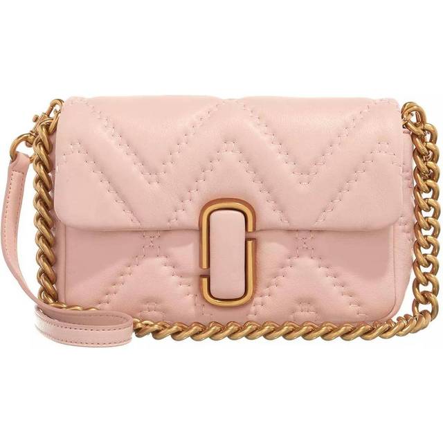 Marc Jacobs The Quilted Leather Shoulder Bag Rose