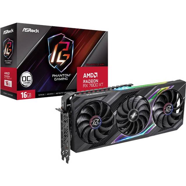 Asrock Radeon RX 7800 XT Phantom Gaming OC HDMI 3xDP 16GB Price