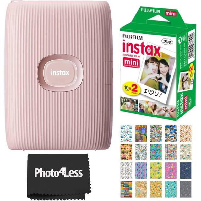 Fujifilm instax mini link 2 smartphone printer soft pink instant