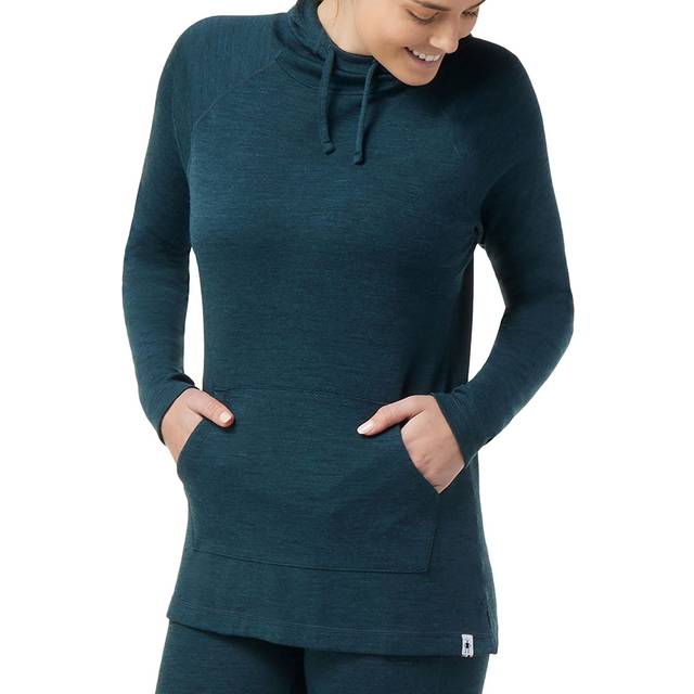 Smartwool Merino 250 Drape Neck Hoodie Women s Twilight Blue