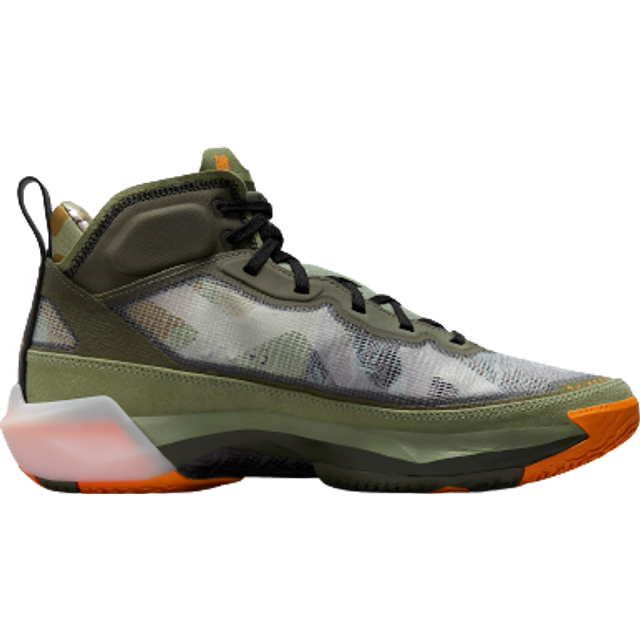 Nike Air Jordan XXXVII SP M - Oil Green/Orange Horizon/Twilight Marsh/Black