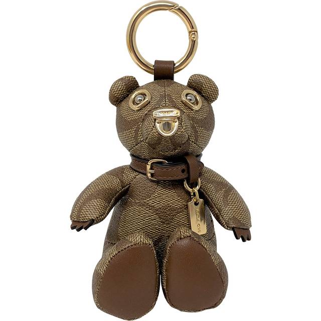 New w/ tag, authentic COACH bear keychain/bag charm.... - Depop