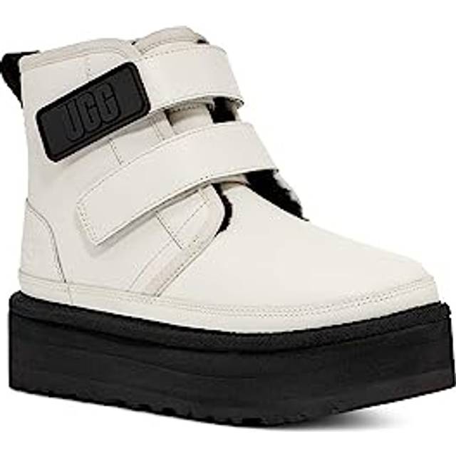 UGG Kids' Neumel Platform Leather Classic Boots in White • Price »