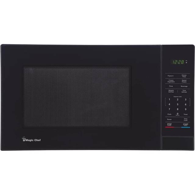 BLACK+DECKER 1.1 cu ft 1000W Microwave Oven - Stainless Steel Black
