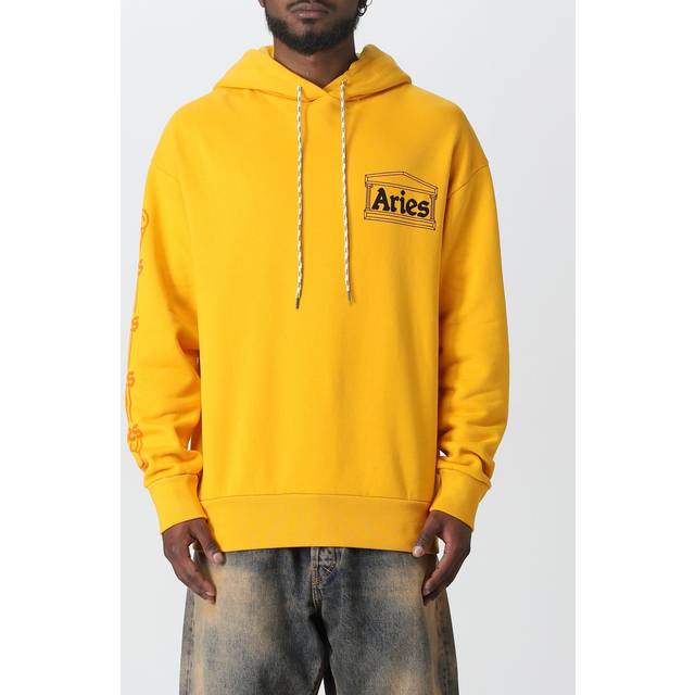 Aries Column Hoodie Yellow • See best prices today »
