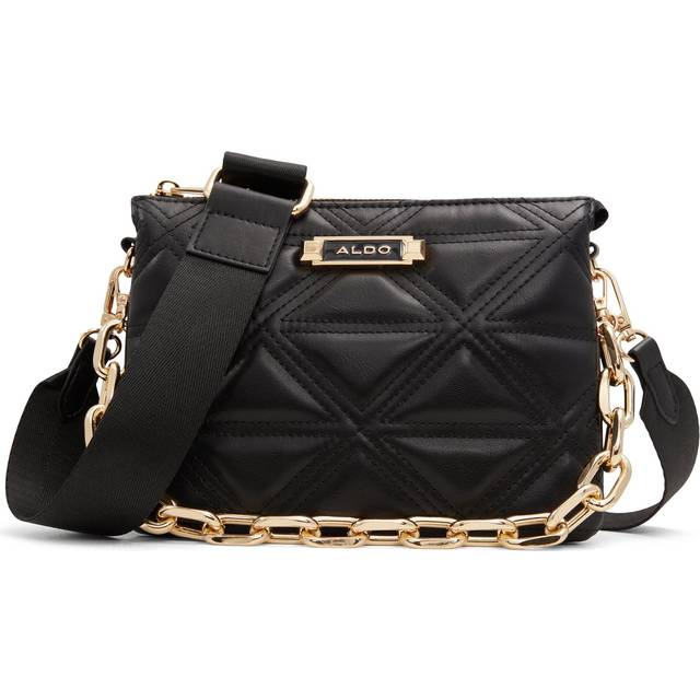 Quilted faux leather crossbody bag hot sale