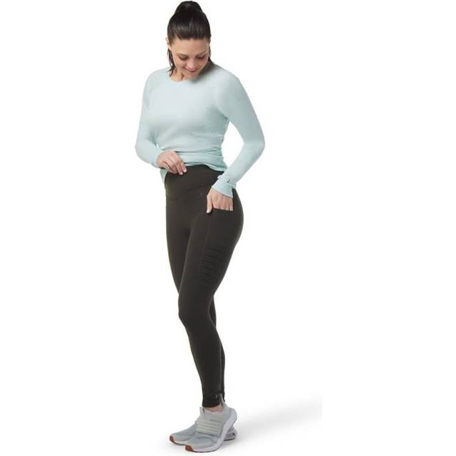 Buy Oalka Women's Yoga Capris Running Pants Workout Leggings Charcoal XL at