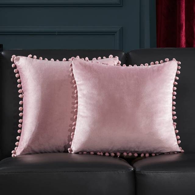 Deconovo Decorative Throw Pillow Covers 18x18 Velvet Pillow Cover