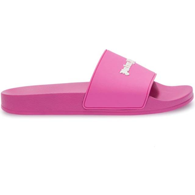 Palm Angels Pink New Logo Pool Slides Prices