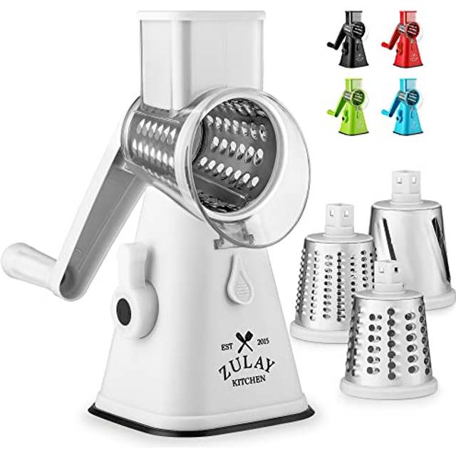 Zyliss Restaurant-Style Hand-Cranked Cheese Grater Fine Steel