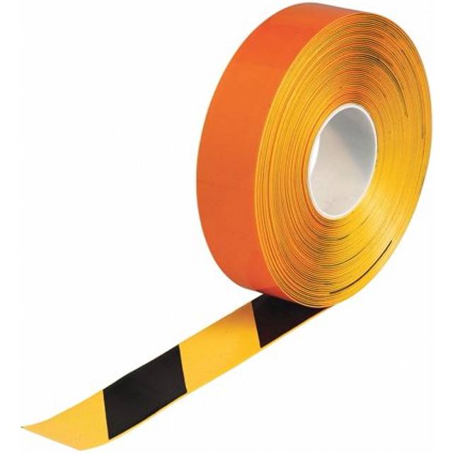 Brady 104312 ToughStripe Floor Marking Tape, 2 in x 100 ft, Yellow