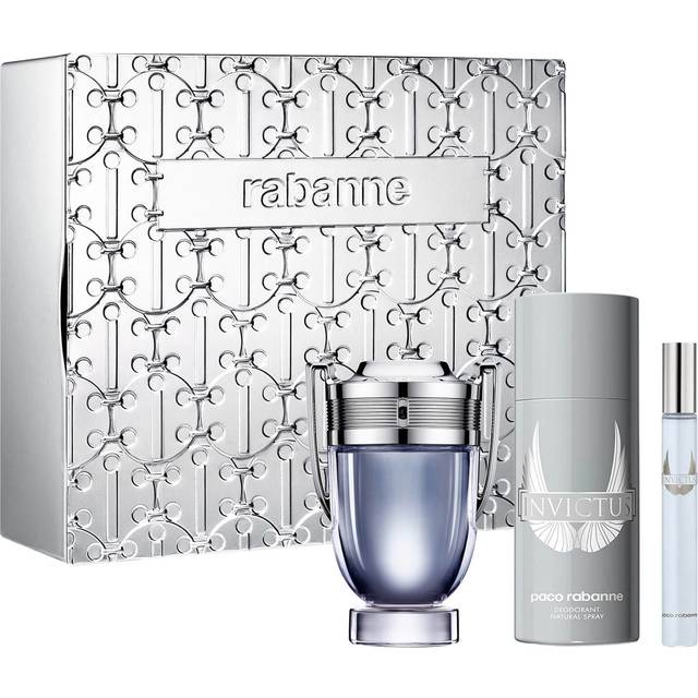 Paco Rabanne Invictus Gift Set EdT 100ml + EdT 10ml + Deo 150ml