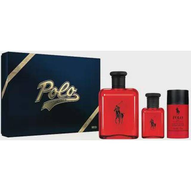 Ralph Lauren Polo Red Gift Set EdT125ml EdT 40ml Deo Stick 75g