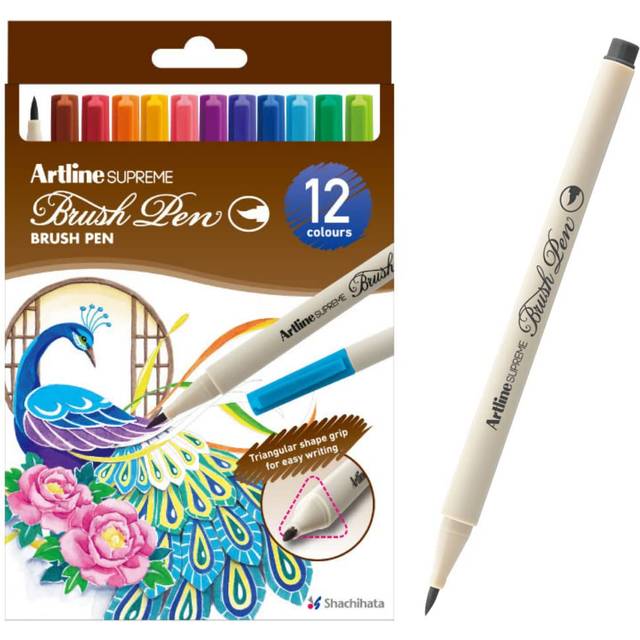 Bic BodyMark Watercolor Temporary Tattoo Brush Marker Set - Assorted Colors, Set of 3