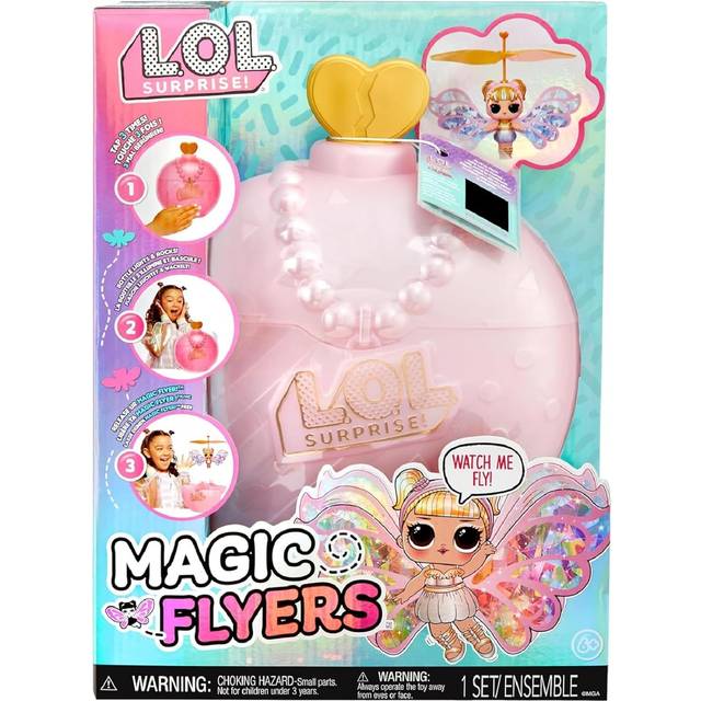 LOL Surprise! Magic Flyers: Sky Starling- Hand Guided Flying Doll,  Collectible Doll, Touch Bottle Unboxing, Great Gift for Girls Age 6+
