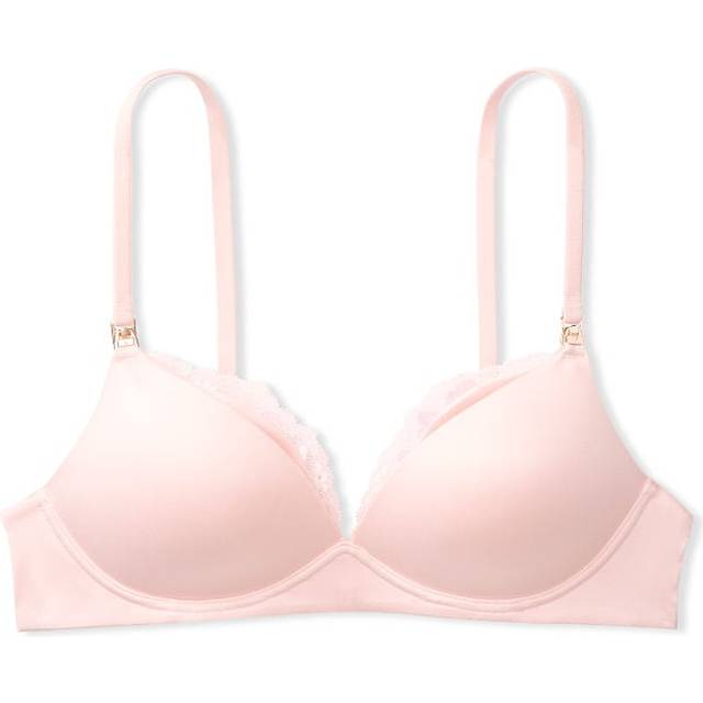 Victoria's Secret Wireless Nursing Bra Smooth Pink (11190446-4YLQ)