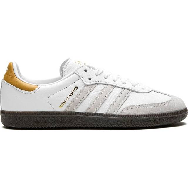 Adidas X Kith Samba M - White/Grey/Gold • Prices »