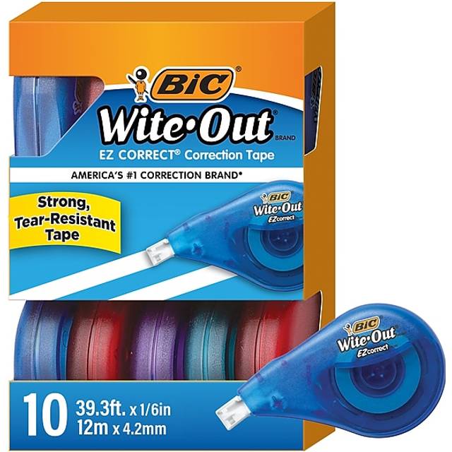 Bic Wite-Out EZ Correct Correction Tape 10-pack • Price »