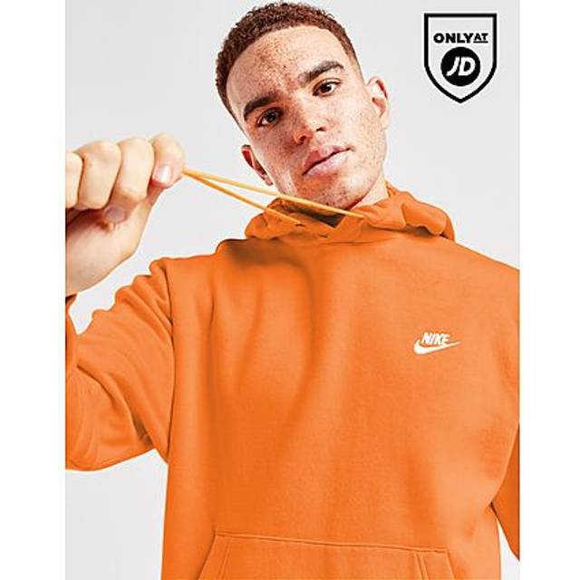 Orange nike hoodie online men