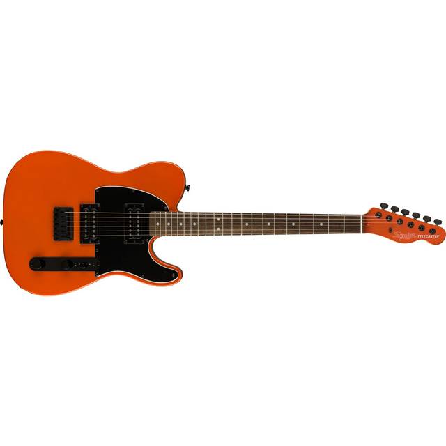 Squier Affinity Telecaster Hh Electric Guitar With Matching Headstock  Metallic Orange