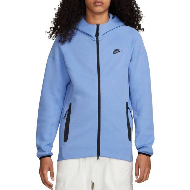 Nike tech fleece discount windrunner hoodie men's blue