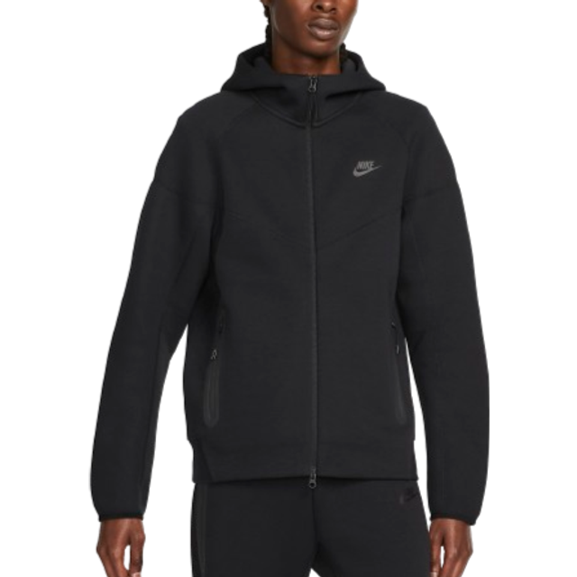 Nike Men's Sportswear Tech Fleece Windrunner Full Zip Hoodie - Black ...