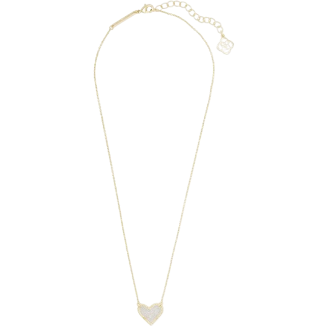 The Haven Heart Crystal Choker in White Crystal - The Trendy Trunk