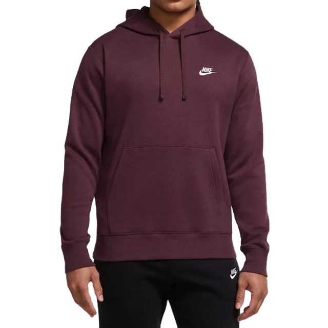 Men's nike maroon discount hoodie