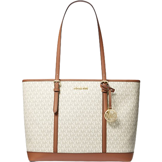 Michael kors jet set travel hot sale tote vanilla